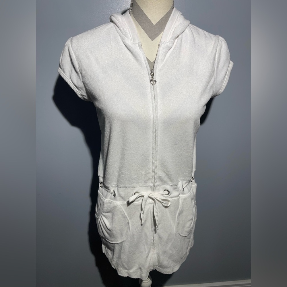 Justice White Swim Cover-Up